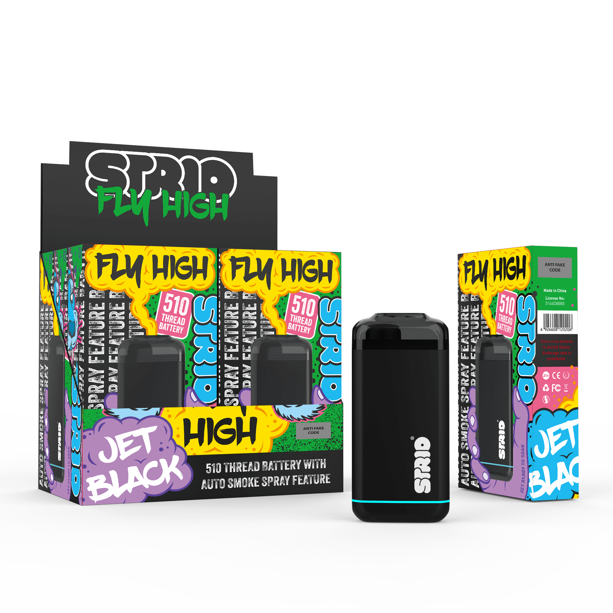 Fly High 2g 510 Battery - Strio
