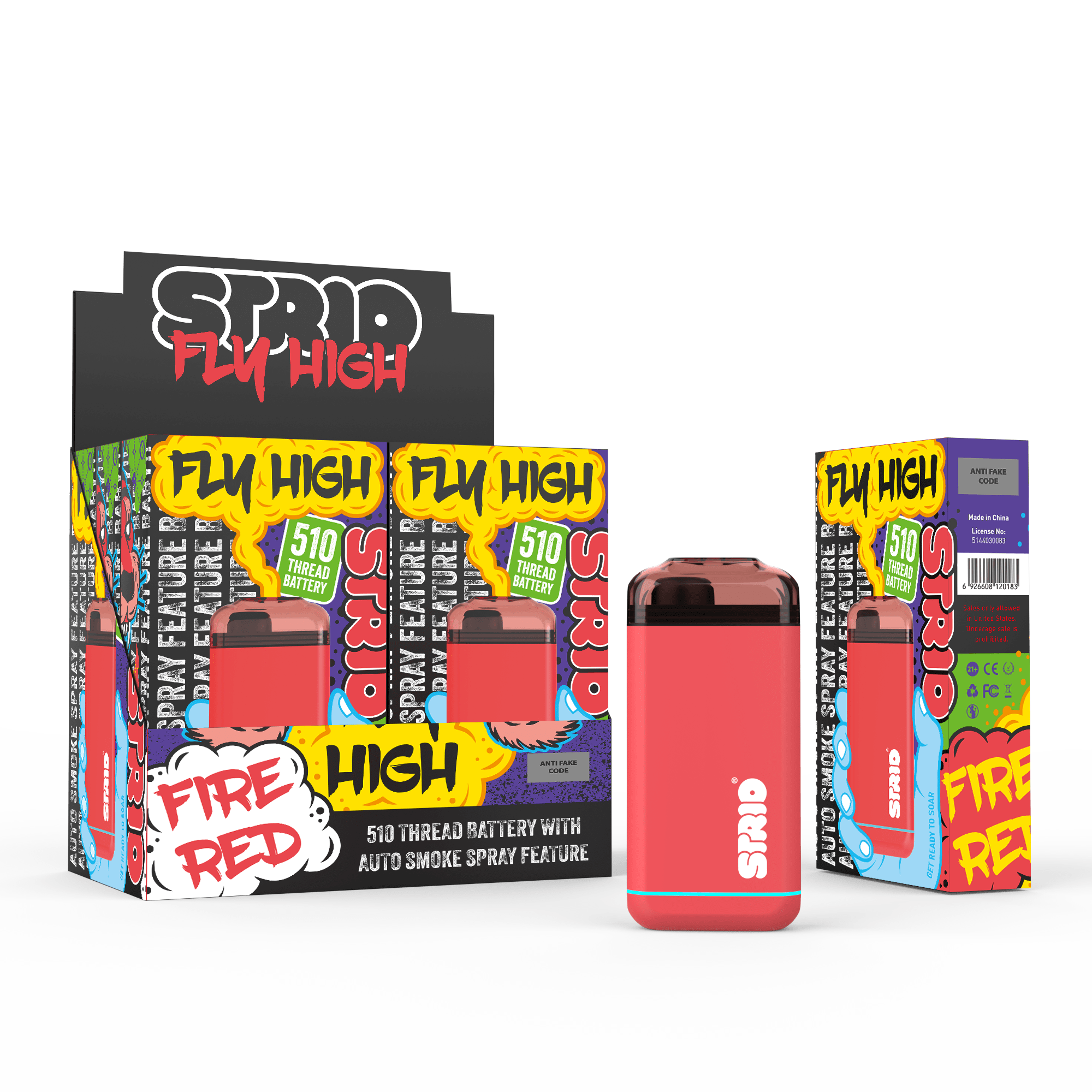 Fly High 2g 510 Battery - Strio