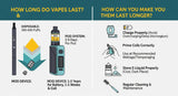 how long do vapes last and how can you make them last longer?